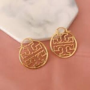 Gold Small Icon Hoop Earrings